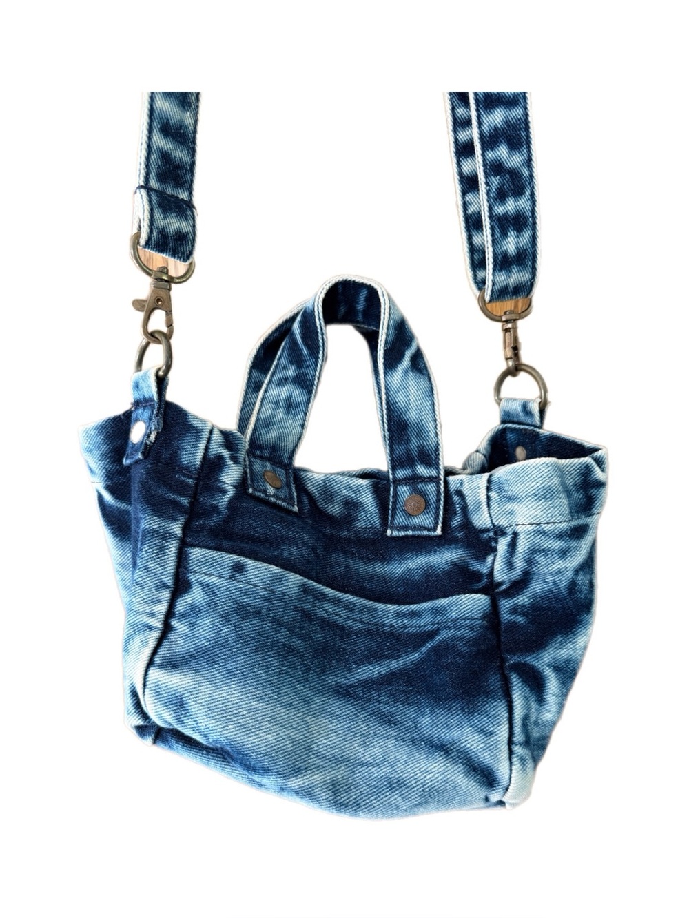 Free People Mini Denim Tote - Picture 11 of 16